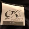 GK COMPETITION SHIRT SINGLET CHILD X-SMALL BLACK N/S TRADITIONAL LEG CUT Sz CXS - Image 6