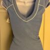 GK SOFFE  'GYMNASTICSâ€™ ADULT SMALL BLUE COTTON JEWELED BLUE CRYSTAL HEART  Sz S - Image 6