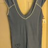 GK SOFFE  'GYMNASTICSâ€™ ADULT SMALL BLUE COTTON JEWELED BLUE CRYSTAL HEART  Sz S - Image 10