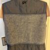 GK SKATE VEST ADULT X-LARGE GRAY FLEECE CRINKLE NYLON CROPPED RIBBON TRIM SZ XL - Image 7