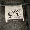 GK SKATE VEST ADULT X-LARGE GRAY FLEECE CRINKLE NYLON CROPPED RIBBON TRIM SZ XL - Image 9