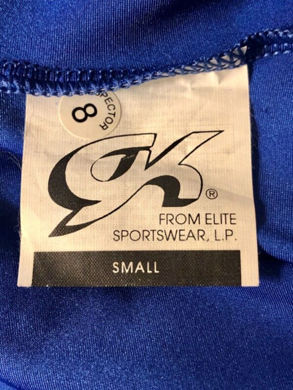 GK COMPETITION SHIRT SINGLET CHILD SMALL ROYAL N/S TRADITIONAL LEG CUT Sz CS NWT - Image 7