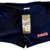 GK KAVIO ADULT LARGE NAVY COTTON â€œGYMNASTICS" PRINT SWEAT SHORTS DRAWSTRING SZ L