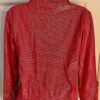 GK WARM UP JACKET ADULT SMALL RED SPARKLE FOIL ZIP FRONT GYMNASTIC DANCE CHEER S - Image 4