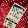 GK WARM UP JACKET ADULT SMALL RED SPARKLE FOIL ZIP FRONT GYMNASTIC DANCE CHEER S - Image 7