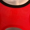 GYMTEK GK GIRLS MEDIUM BLACK RED TECHMESH GK GYMNASTIC TANK WORKOUT LEOTARD CM - Image 4