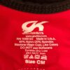 GYMTEK GK GIRLS MEDIUM BLACK RED TECHMESH GK GYMNASTIC TANK WORKOUT LEOTARD CM - Image 6