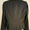 Ann Taylor LOFT Women's Black Pin Stripe Wool Blazer SZ 2 Lined TWO Button EUC - Image 4