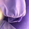 GK ELITE ICE FIGURE SKATE LADIES X-SMALL CHIFFON JA LgS PURPLE VELVET DRESS AXS - Image 4