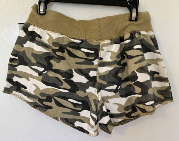 CAMOUFLAGE COTTON JUNIOR SMALL (3-5) CAMO PRINT SHORTS W/ TIES Sz JR S NWT! - Image 5