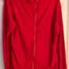 GK WARM UP JACKET UNISEX CHILD LARGE RED BRUSHED TRICOT GYMNASTIC SKATE CHEER L