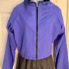 GK WARM UP JACKET UNISEX ADULT SMALL PURPLE SUPPLEX NYLON GYMNASTICS CHEER Sz S