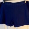 GK KAVIO ADULT LARGE NAVY COTTON â€œGYMNASTICS" PRINT SWEAT SHORTS DRAWSTRING SZ L - Image 8