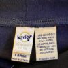 GK KAVIO ADULT LARGE NAVY COTTON â€œGYMNASTICS" PRINT SWEAT SHORTS DRAWSTRING SZ L - Image 9