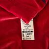 GK ELITE LgSLV LADIES SMALL RED VELVET BLUE FOIL GYMNASTICS DANCE LEOTARD SZ S - Image 7