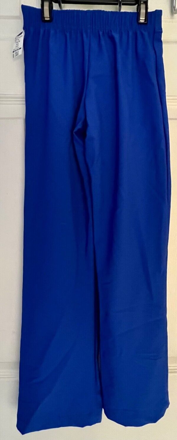 GK DANCE UNISEX CHILD LARGE ROYAL MICROFIBER NYLON/SPANDEX JAZZ PANTS Sz CL NWT! - Image 6