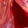 GK HALTER ICE SKATE ADULT SMALL RED TWILIGHT FOIL RED VELVET DRESS Sz AS NWT! - Image 4
