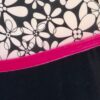 GK FIGURE SKATE DRESS ADULT SMALL SLVLS MATTE TRICOT FLORAL PRINT BLCK VELVT AS - Image 2