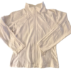 GK WHITE WARM UP JACKET ADULT SMALL L/S ZIP UP  BRUSH TRICOT SKATE GYMNASTICS S - Image 4