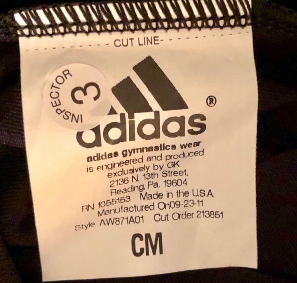 ADIDAS GK BLACK DRY TECH CHILD UNISEX MEDIUM WARM UP PANTS Sz CM NWT WAS 126.95! - Image 5