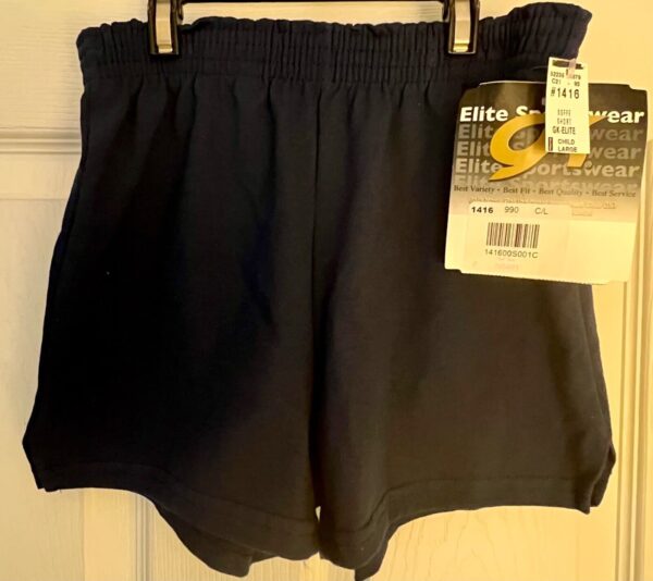 GK SOFFE CHILD LARGE NAVY COTTON/POLY  WORKOUT LOUNGE GYM BOXERS SHORTS SZ L NWT - Image 6