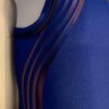 GK GIRLS SMALL COBALT SWIRL SAPPHIRE NYLON/SPANDEX RACERBACK GYMNASTS LEOTARD CS - Image 3