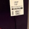 GK DANCE JAZZ CHEER ADULT SMALL BLACK NYLON/SPANDEX STRAPPY CROP TOP Sz AS NWT! - Image 5