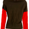 GK ADULT MEDIUM 2-LAYER LG SLEEVE BLACK RED COTTON USA/GYMNAST GRAPHICS TEE SZ S - Image 4