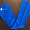 GK BLUE WARM UP LADIES SMALL COTTON/POLY GYMNASTS CHEER FITTED SPORT PANTS Sz AS