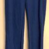 GK BLUE WARM UP LADIES SMALL COTTON/POLY GYMNASTS CHEER FITTED SPORT PANTS Sz AS - Image 2