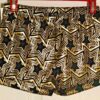 GK ELITE MICRO MINI CHEER SHORTS GOLD BLACK FOIL STARS ADULT S - Image 3