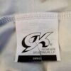 GK WARM UP JACKET ADULT SMALL SILVER METALLIC ZIP FRONT GYMNASTICS DANCE CHEER S - Image 8