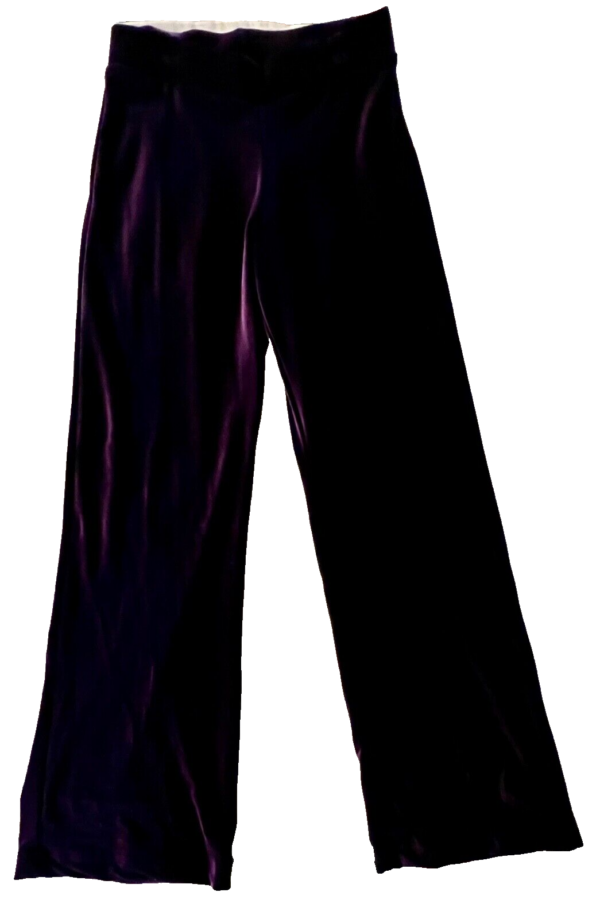 GK DANCE JAZZ GIRLS MEDIUM PURPLE HIP HUGGER FLARE DANCE DRESS PANTS Sz M NWT! - Image 2