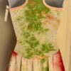 GK ICE FIGURE SKATE ADULT SMALL PINK SERPENTINE TIE-DYE STRETCH TANK DRESS AS NW - Image 8