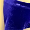 GK PURPLE VELVET CHILD SMALL MICRO MINI WORKOUT CHEER DANCE GYMNAST SHORTS Sz CS - Image 2