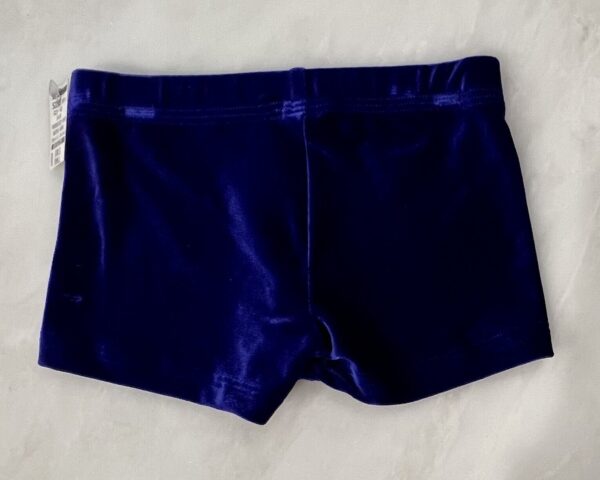 GK PURPLE VELVET CHILD SMALL MICRO MINI WORKOUT CHEER DANCE GYMNAST SHORTS Sz CS - Image 10