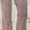 GK â€œCHEERâ€ GRAPHIC GIRLS LARGE GRAY COTTON ATHLETIC LOUNGE STRIPES PANTS Sz CL