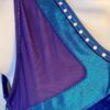 GK ICE SKATE SLVLS PURPLE VELVET ADULT SMALL FOIL TRIM MESH INSERTS JA DRES AS - Image 2