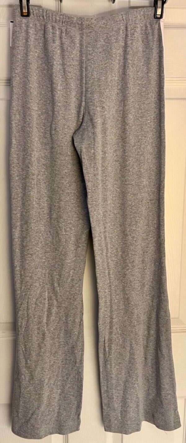 GK â€œCHEERâ€ GRAPHIC GIRLS LARGE GRAY COTTON ATHLETIC LOUNGE STRIPES PANTS Sz CL - Image 5