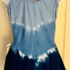 GK ICE FIGURE SKATE LADIES SMALL BLUE TYE-DYE COTTON/SPANDEX TANK DRESS Sz AS NW - Image 8