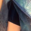 GK TIE DYE DOT FOIL LADIES SMALL V-BACK VELVET TRIM TANK FIGURE SKATE DRESS AS - Image 4