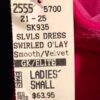 GK PINK & BLACK VELVET ADULT SMALL SWIRL BODY OVERLAY FIGURE SKATE DRESS AS NWT - Image 7