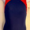 ADIDAS TANK GK LEOTARD CHILD X-SMALL RED NAVY NYLON/SPANDEX GYMNASTIC DANCE XS
