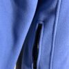 AVALANCHE "CHEER"  GIRLS LARGE OCEAN BLUE FLEECE BLACK FAUX FUR COLLAR JACKET L - Image 5
