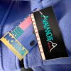 AVALANCHE "CHEER"  GIRLS LARGE OCEAN BLUE FLEECE BLACK FAUX FUR COLLAR JACKET L - Image 8
