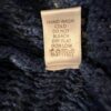 ACTIVE USA LA LgSLV WOMEN SMALL BLUE OPEN KNIT RUFFEL-HEM TUNIC SWEATER Sz S - Image 6