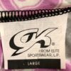 GK ICE FIGURE SKATE CHILD LARGE SS COMIC STRIP MATTE TRICOT DRESS Sz CL NWT! - Image 7