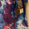 GK DANCE BALLET WRAP SKIRT CHILD SMALL TYE-DYE CHIFFON BLUE VELVET TIE Sz CS NWT - Image 3