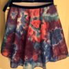 GK DANCE BALLET WRAP SKIRT CHILD SMALL TYE-DYE CHIFFON BLUE VELVET TIE Sz CS NWT - Image 5