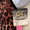 GK DANCE JAZZ CHILD LARGE LEOPARD PRINT CAMI NYLON/SPAND SPORTS TOP SZ M NWT! - Image 4